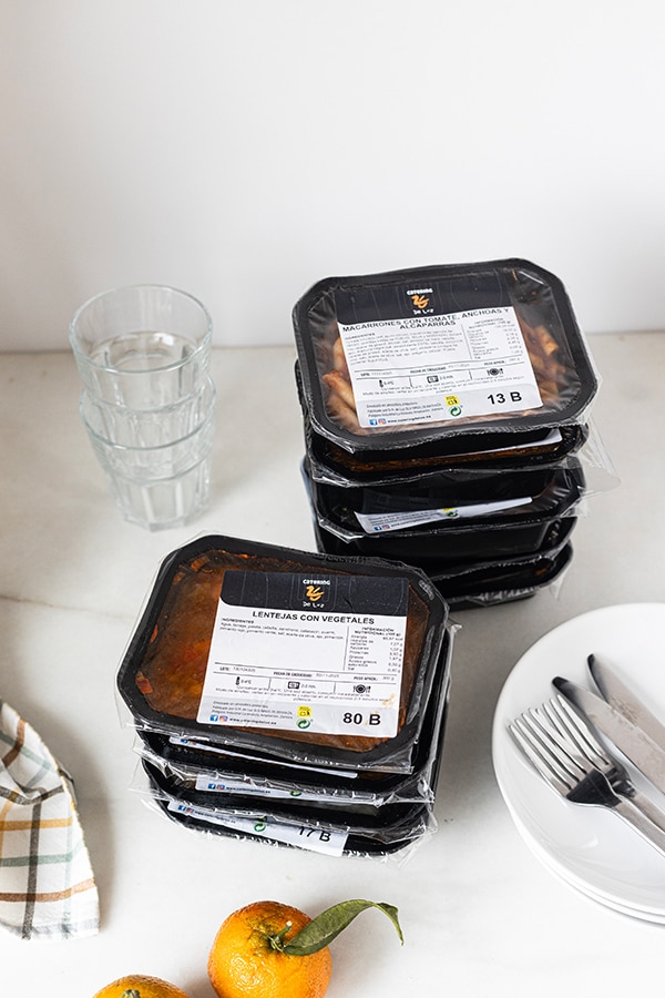 Tuppers platos menús